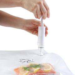 20 Packs Vacuum Sealer Food Storage Bags with Hand Pump