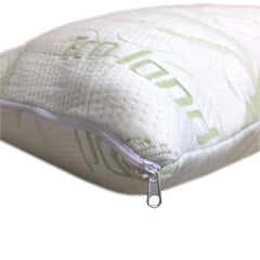 STANDARD QUEEN Dual Zone Micro Gel Memory Foam Bed Pillow Bamboo Cover