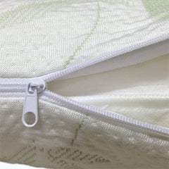 STANDARD QUEEN Dual Zone Micro Gel Memory Foam Bed Pillow Bamboo Cover