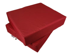 2 Pack Memory Foam Water-resistant Patio Memory Foam Cushion (5 sizes)