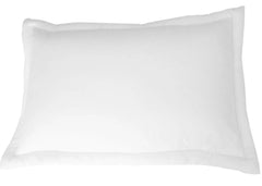 QUEEN size Micro Shredded Memory Foam Bed Pillow + Down alternative filled Cover - White and Cream