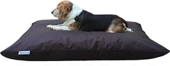 Durable Comfort Micro-Cushion Memory Foam Pet Dog Pillow Bed with Waterproof Liner + External Cover for S,M,L Dogs- Complete Set (2 Sizes, 14 Colors)