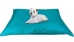 Durable Comfort Micro-Cushion Memory Foam Pet Dog Pillow Bed with Waterproof Liner + External Cover for S,M,L Dogs- Complete Set (2 Sizes, 14 Colors)