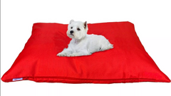 Durable Comfort Micro-Cushion Memory Foam Pet Dog Pillow Bed with Waterproof Liner + External Cover for S,M,L Dogs- Complete Set (2 Sizes, 14 Colors)
