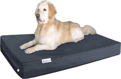 Orthopedic Premium Memory Foam Pad Dog Bed for Small to Extra Large Pet - 7 Sizes in 10 Colors