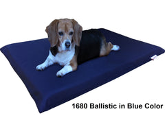 3" Memory Foam Pad Bed with 2 Layer Covers - 2 Sizes in 12 Colors