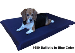 3" Memory Foam Pad Bed with 2 Layer Covers - 2 Sizes in 10 Colors