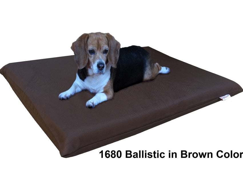 Dogbed4less Premium Heavy Duty Gel Cooling Memory Foam Pad Dog Bed
