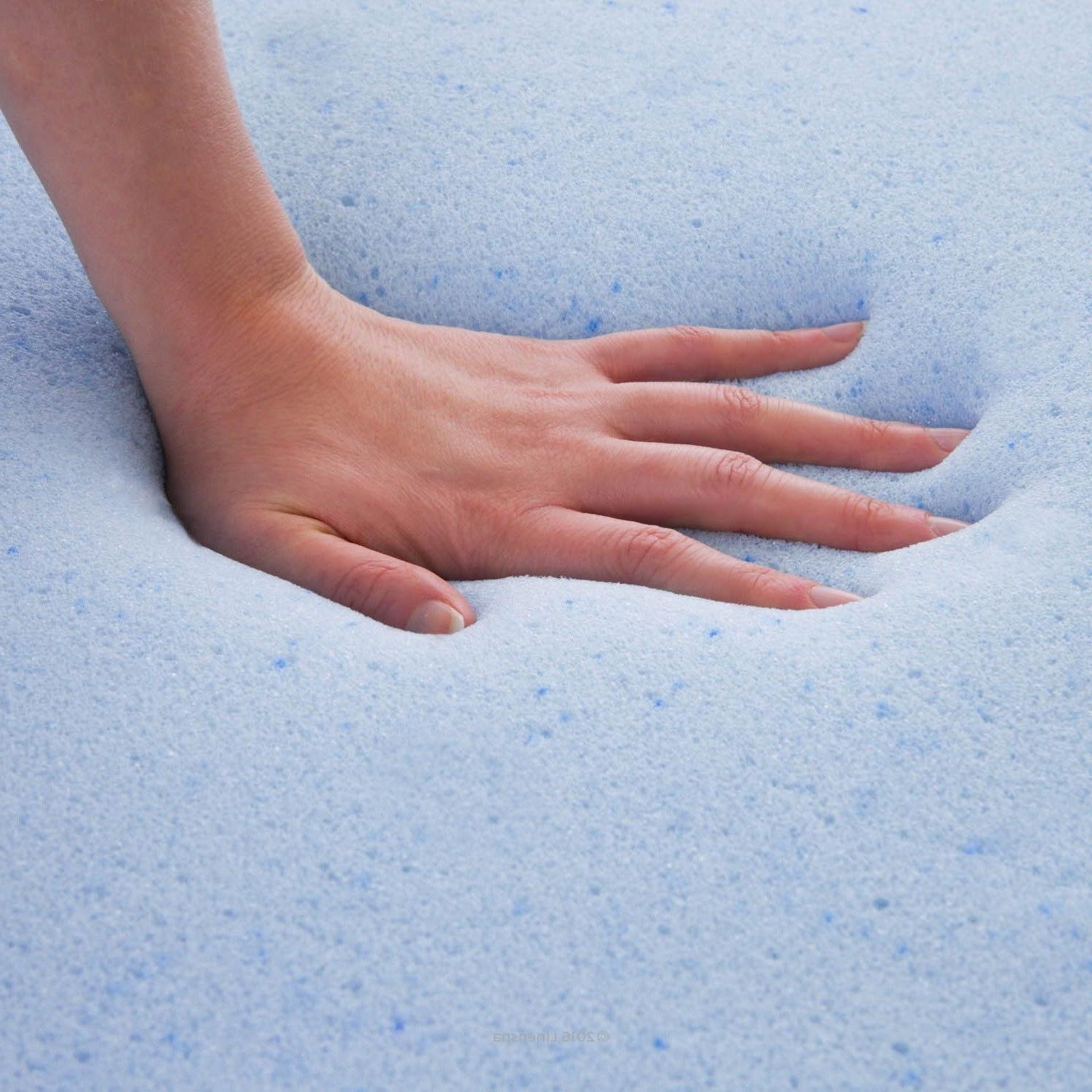 Orthopedic Gel Cooling Memory Foam Pad with Waterproof Cover Dogbed4less