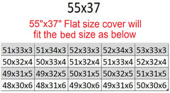 Internal Replacement Cover for Memory Foam Pad Bed