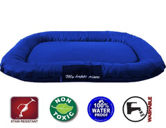 Durable Bolster Pet Bed with Waterproof Oxford Cover- 2 Sizes in 3 Colors