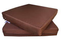 2 Pack Memory Foam Water-resistant Patio Memory Foam Cushion (5 sizes)