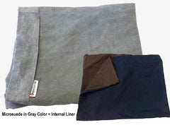 Dogbed4less DIY Cover in Microsuede Gray