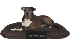 Durable Bolster Pet Bed with Waterproof Oxford Cover- 2 Sizes in 3 Colors