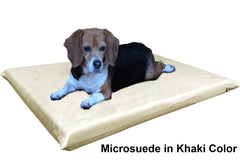3" Memory Foam Pad Bed with 2 Layer Covers - 2 Sizes in 12 Colors