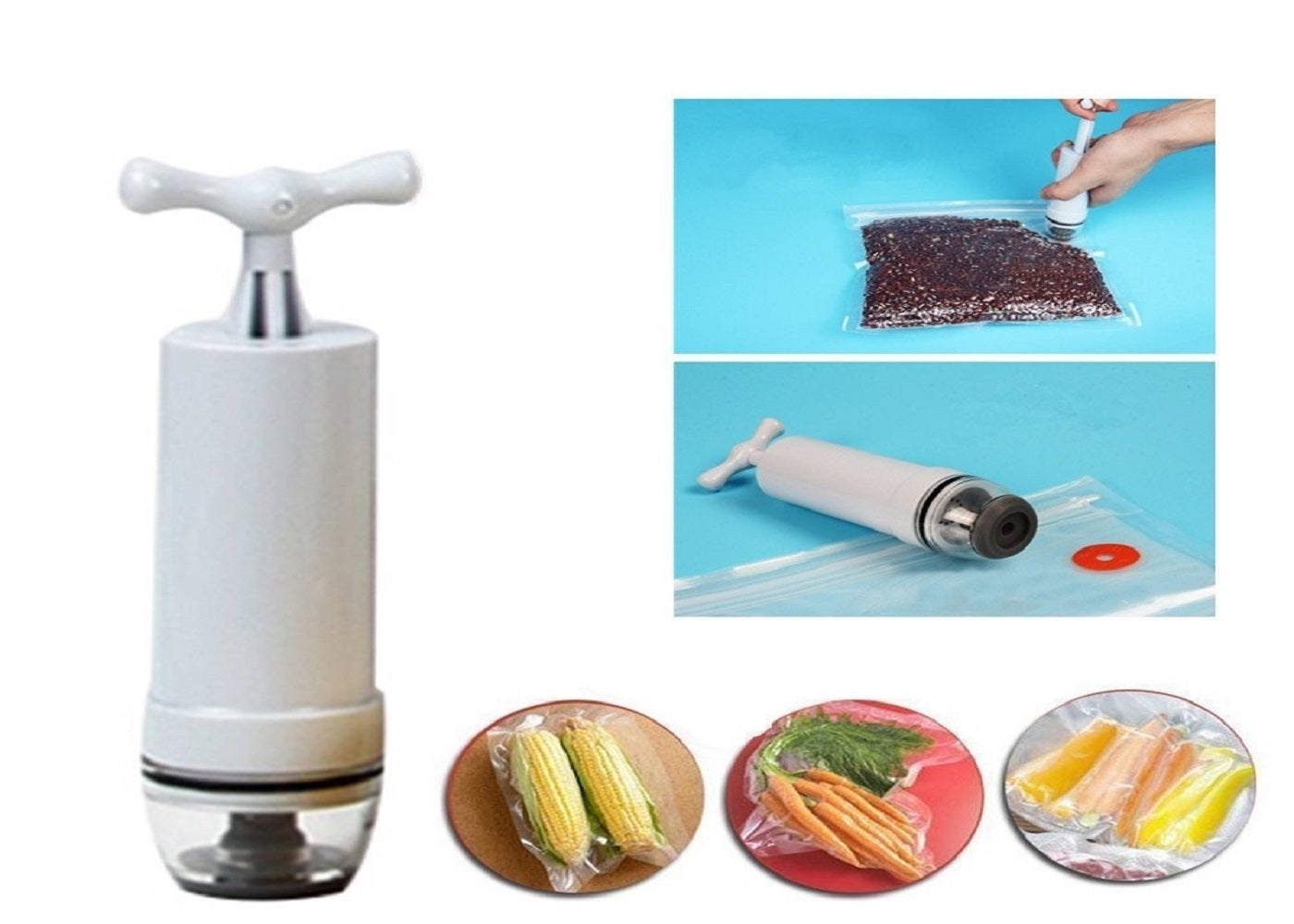 Eco-Friendly Household Vacuum Plastic Storage Bag Vacuum Sealer