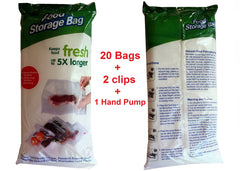 20 Packs Vacuum Sealer Food Storage Bags with Hand Pump – Dogbed4less