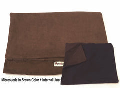 Dogbed4less DIY Cover in Microsuede Brown