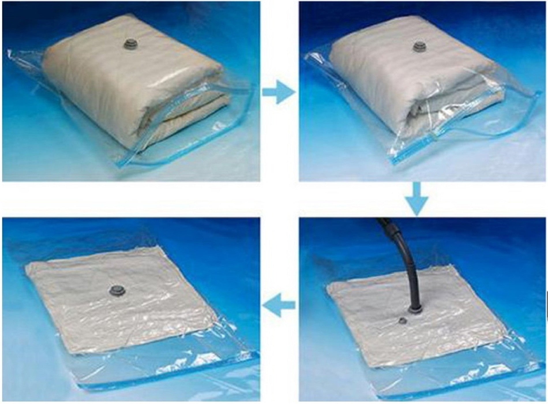 Bulk Quantity Vacuum Storage Bags Medium, Large, XL and Jumbo